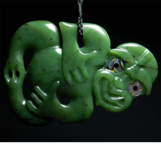 Stunning New Zealand Jade Hei Tiki