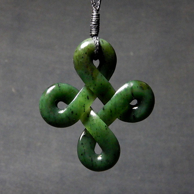’Quaternary’ Jade Celtic Knot